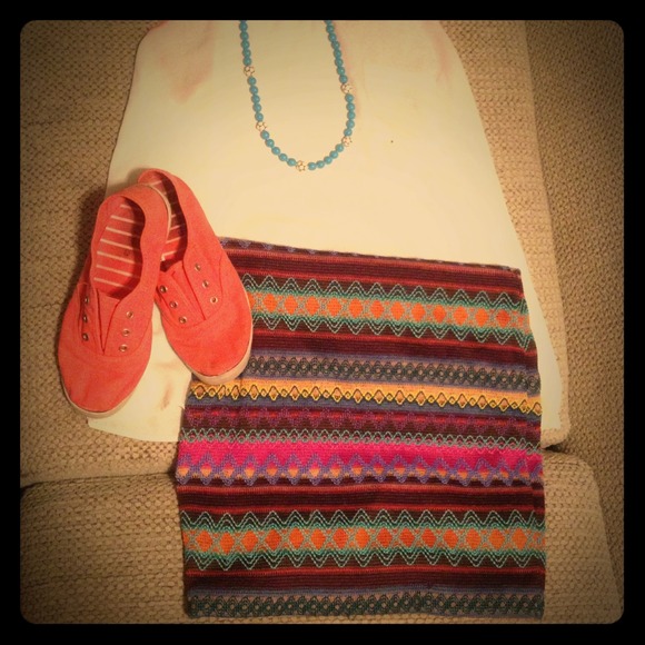 Multi colored Coveted Skirt