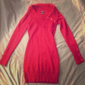 🚫SOLD🚫Adorable, red sweater dress