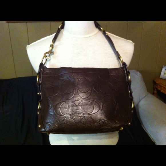 Vintage Brown Coach Handbag