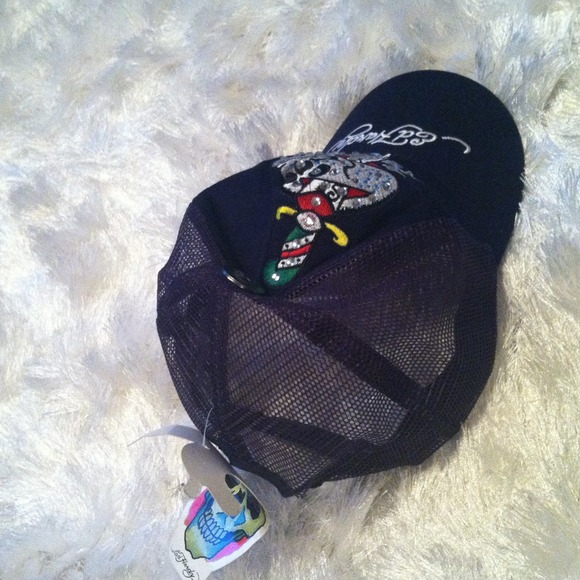 BUNDLE TRADE***Navy Ed Hardy hat main image 4