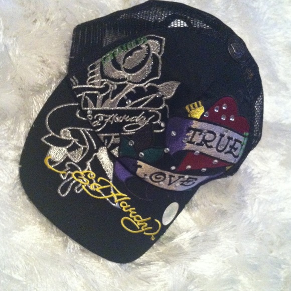 BUNDLE TRADE***Black Ed Hardy hat main image 4