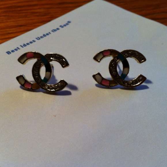 Chanel inspired earrings