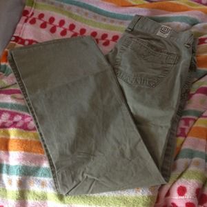 Green lucky brand pants