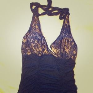 BUNDLE! Black halter top/yellow shirt