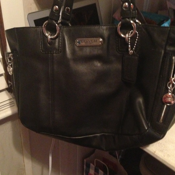 Authentic leather coach purse!