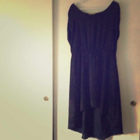Long in the back, short in the front LBD