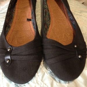 Black slip on shoes