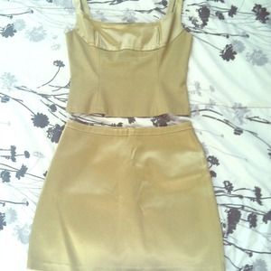 Cache top and skirt two piece
