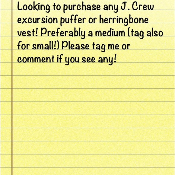 J. Crew excursion puffer or herringbone vest