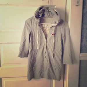 Hollister grey hoodie