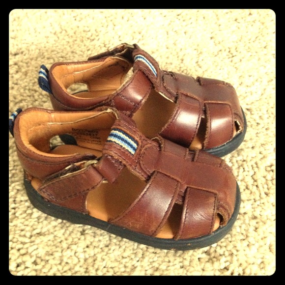 Stride Rite leather sandals boys 4m