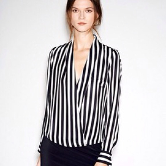 Zara silk blouse