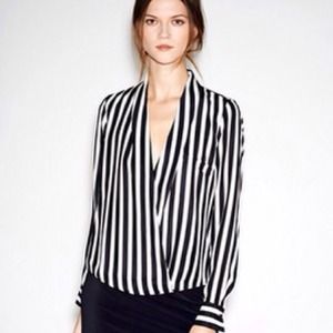 Zara silk blouse