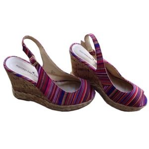 Montego Bay Peep Toe Beach Wedges