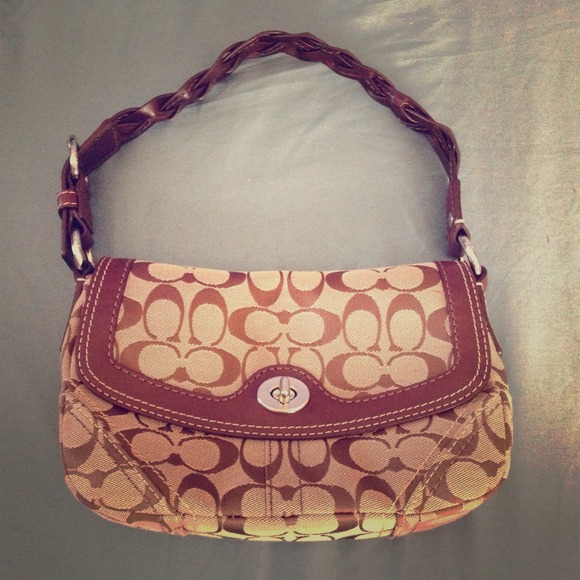 Signature Coach Braided Purse