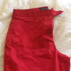 Cherry Red pants, size 6, Victoria's Secret