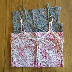 Flowered camis -medium
