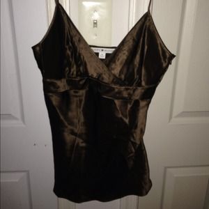 Gorgeous silk fitted tank with side zipper