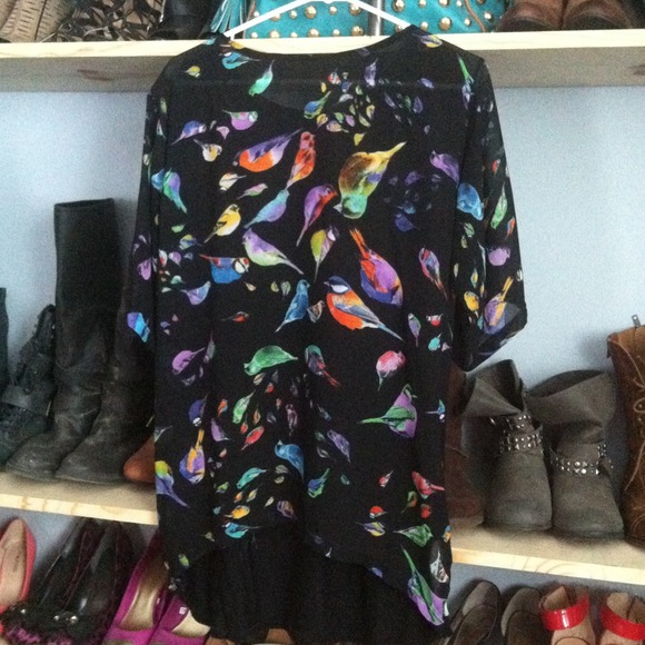 SOLD! Zara Bird Top Blouse Special Edition