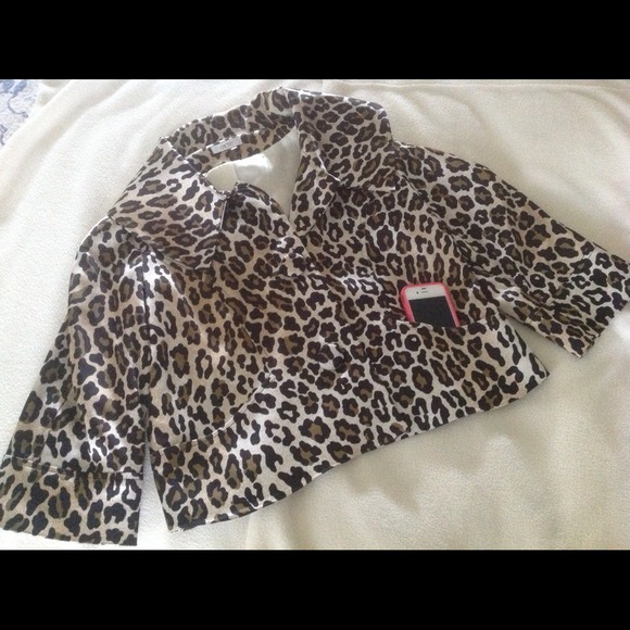 Cache Leopard Jacket Size M-L - Picture 5 of 6