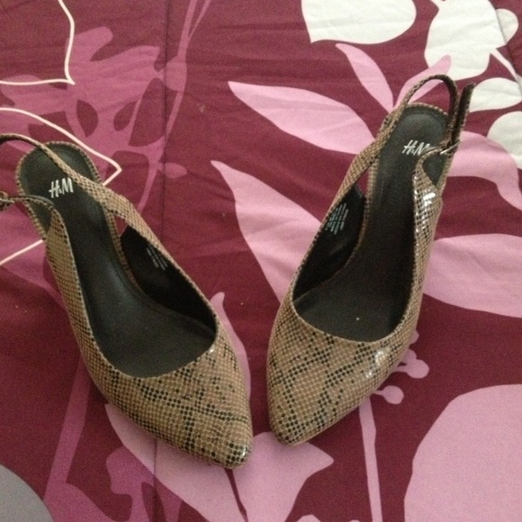 Women's Brown Slingback Heels