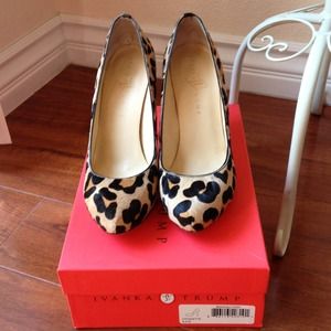 Ivanka Trump Pinkette Leopard Pump