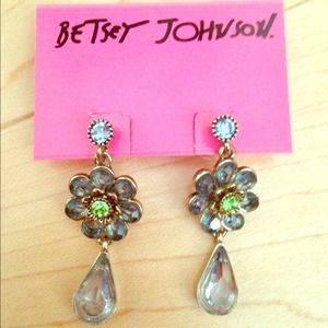 Betsy Johnson earrings new with tags