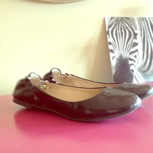 Patent black flats.