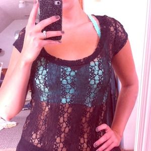 Black Lacey shirt