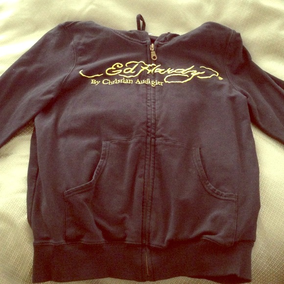 Ed Hardy-Christian Audigier Hoodie w/Free Shirt!