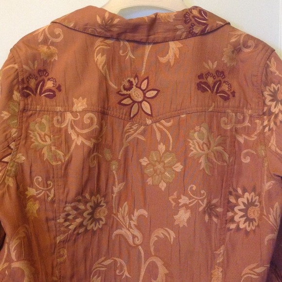 Caribbean Joe brocade / baroque "bomber" jacket - Picture 2 of 3