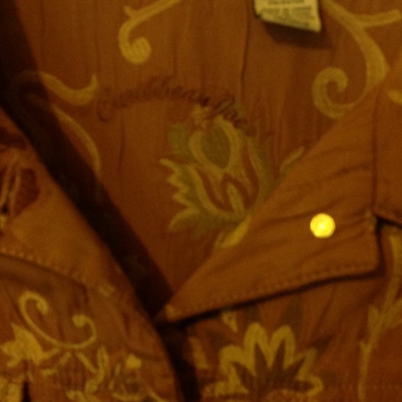 Caribbean Joe brocade / baroque "bomber" jacket - Picture 3 of 3