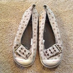 Brown floral flats 6