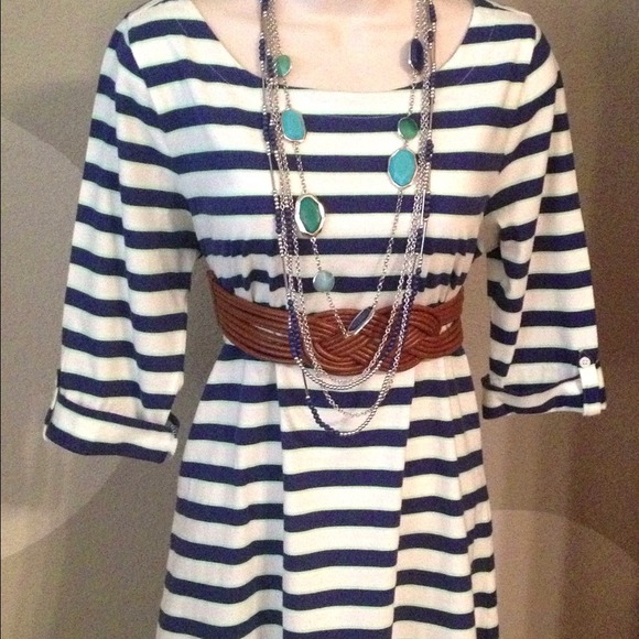 Old Navy Dresses & Skirts - ///SOLD in Bundle/// OLD NAVY 3/4 Striped Dress