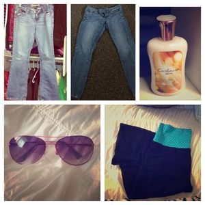 💕BUNDLE💕 jeans, lotion, yoga pants, sunnies