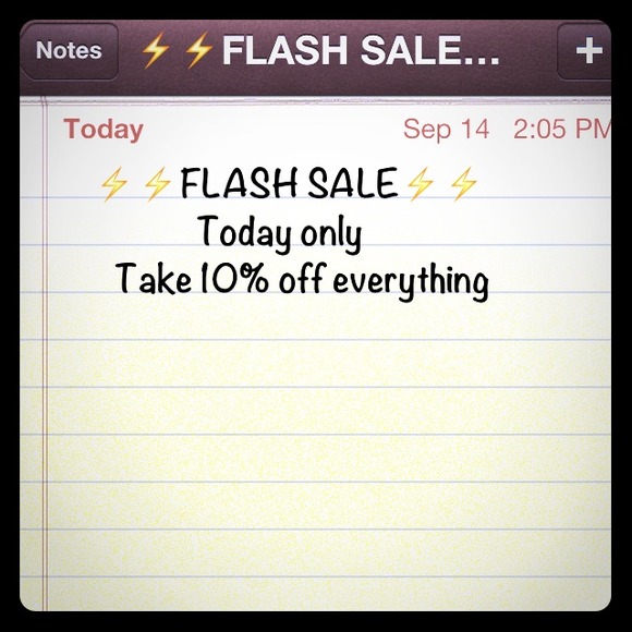 Everything's on sale!