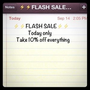 Everything's on sale!