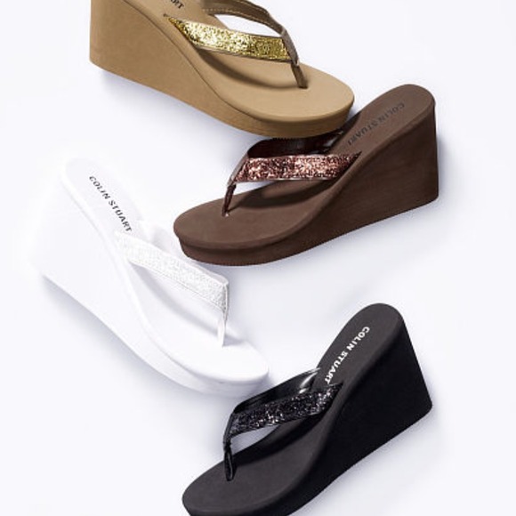 VS Collin Stuart wedge flip flops