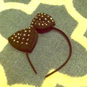 Black studded headband