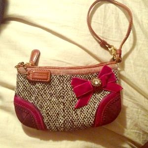 Authentic coach wristlet