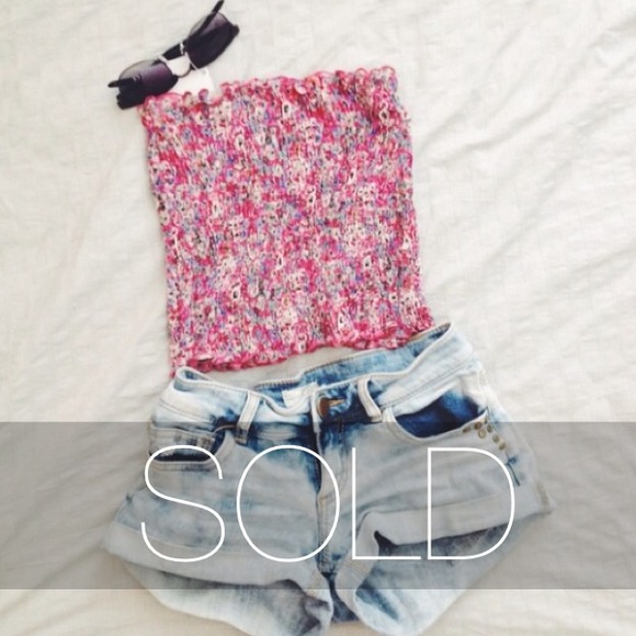 **SOLD** Forever 21 floral tube top