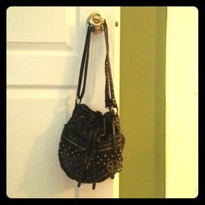 Red by Marc Ecko cross body leather bag.