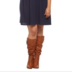 Torrid brown boots wide calf knee high *hold*