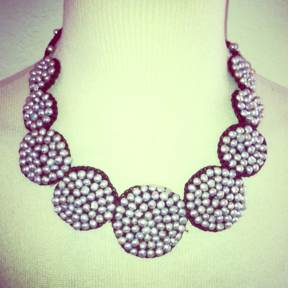 NEW! Circular Bubble Pearl Necklace