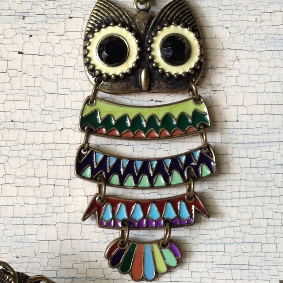 Retro Owl Necklace
