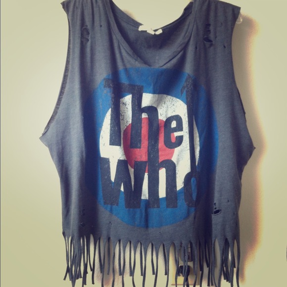 🙌 Tops - The Who fringe tee