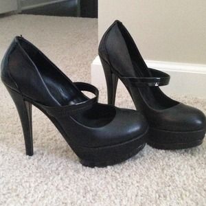 Jessica Simpson platform heels.