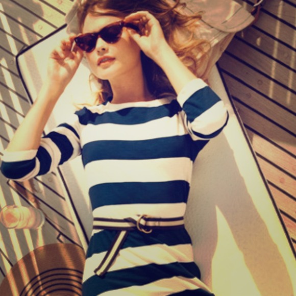 J. Crew Maritime Striped Dress