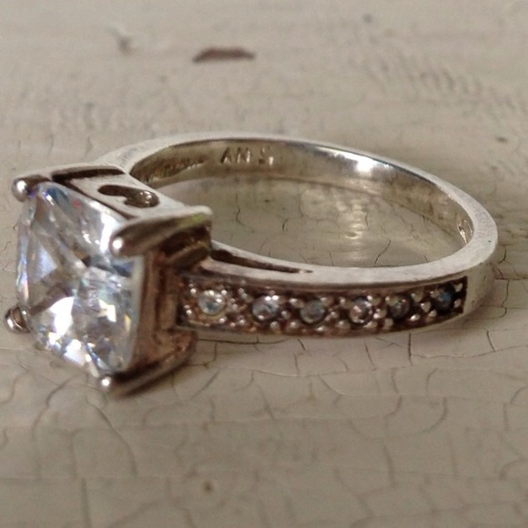 Sterling Silver CZ Heart Ring