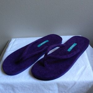 Mella Terry Flip Flops - Purple